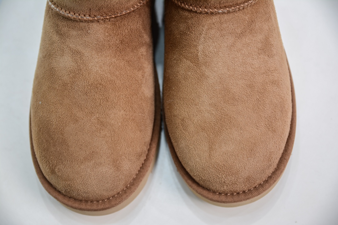 UGG CLASSIC Mini 中筒 1.5CM薄底 栗色