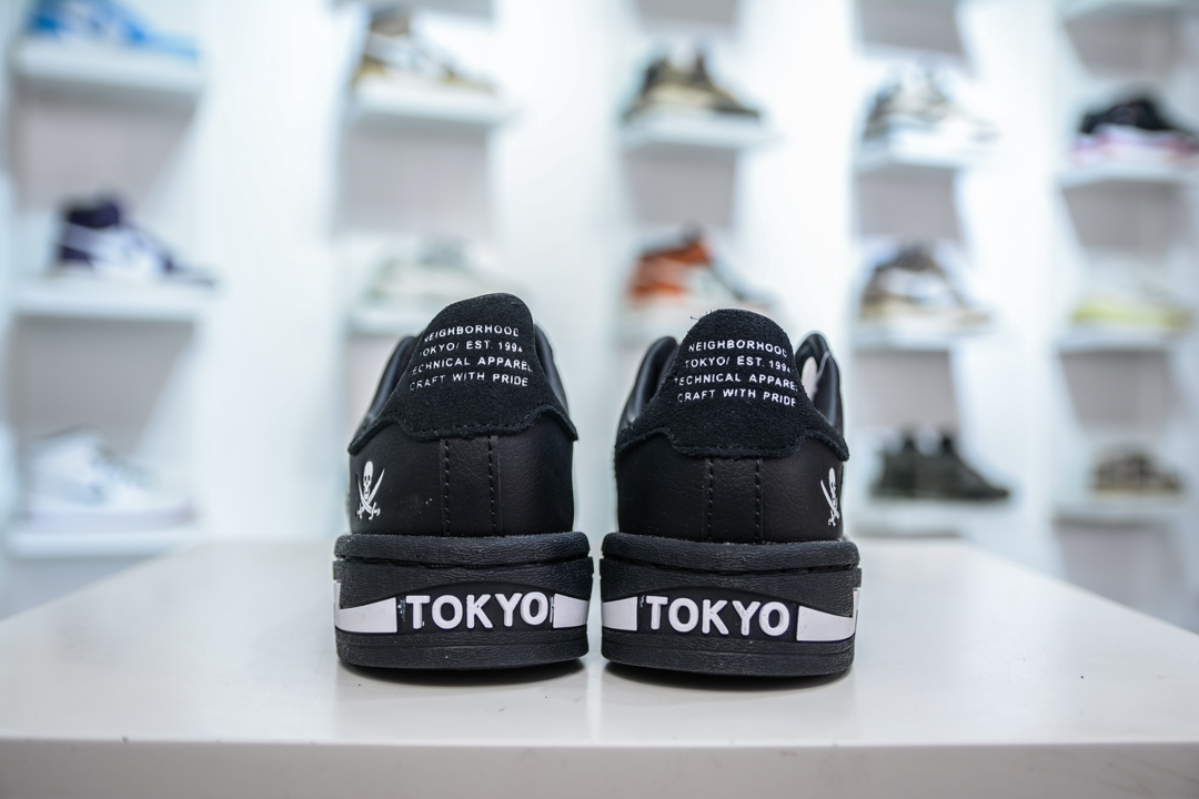 Neighborhood x AD Originals Superstar 贝壳头 黑白 IE6117