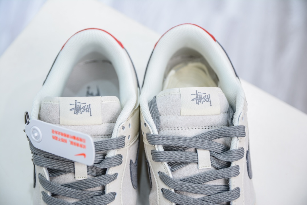 Stussy x Nike Dunk Low 斯图西联名-灰红 XY1688-015