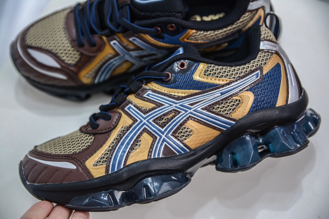 X版纯原 Asics Gel-Quantum Kinetic 亚瑟士 复古休闲运动鞋厚底增高老爹鞋 1203A270-202