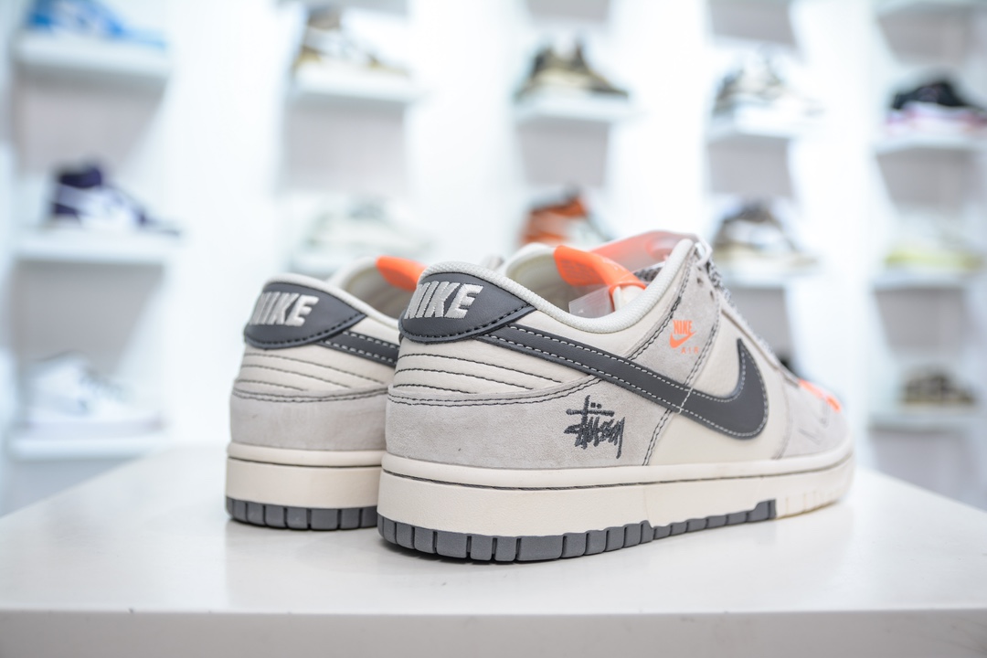 Nike SB Dunk Low x Stussy 斯图西联名-灰白深灰勾 MM1089-024