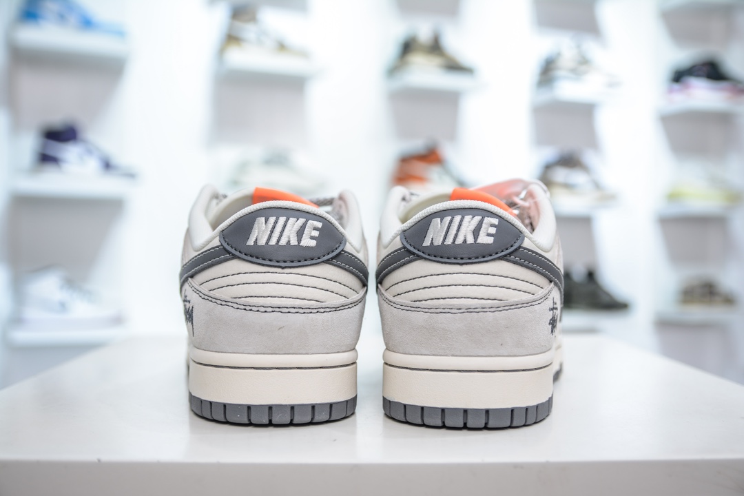 Nike SB Dunk Low x Stussy 斯图西联名-灰白深灰勾 MM1089-024