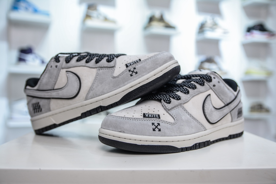 Nike SB Dunk Low x OFF-WHITE OW联名-灰翻毛满天星 DQ1098-521