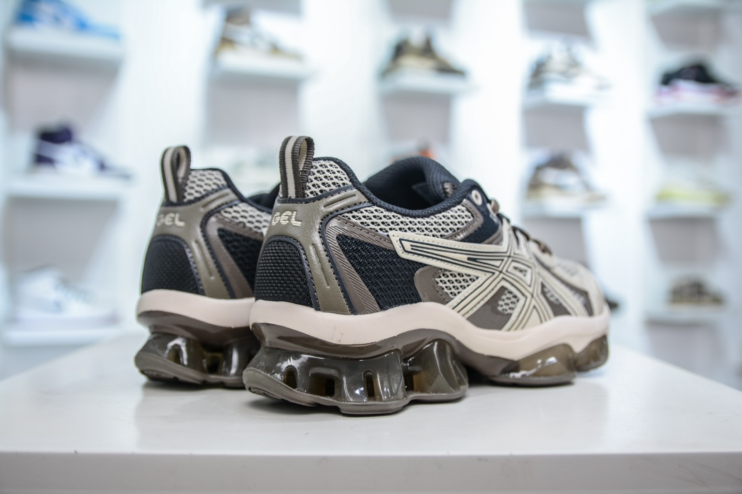 X版纯原 Asics Gel-Quantum Kinetic 亚瑟士 复古休闲运动鞋厚底增高老爹鞋 1203A270-201