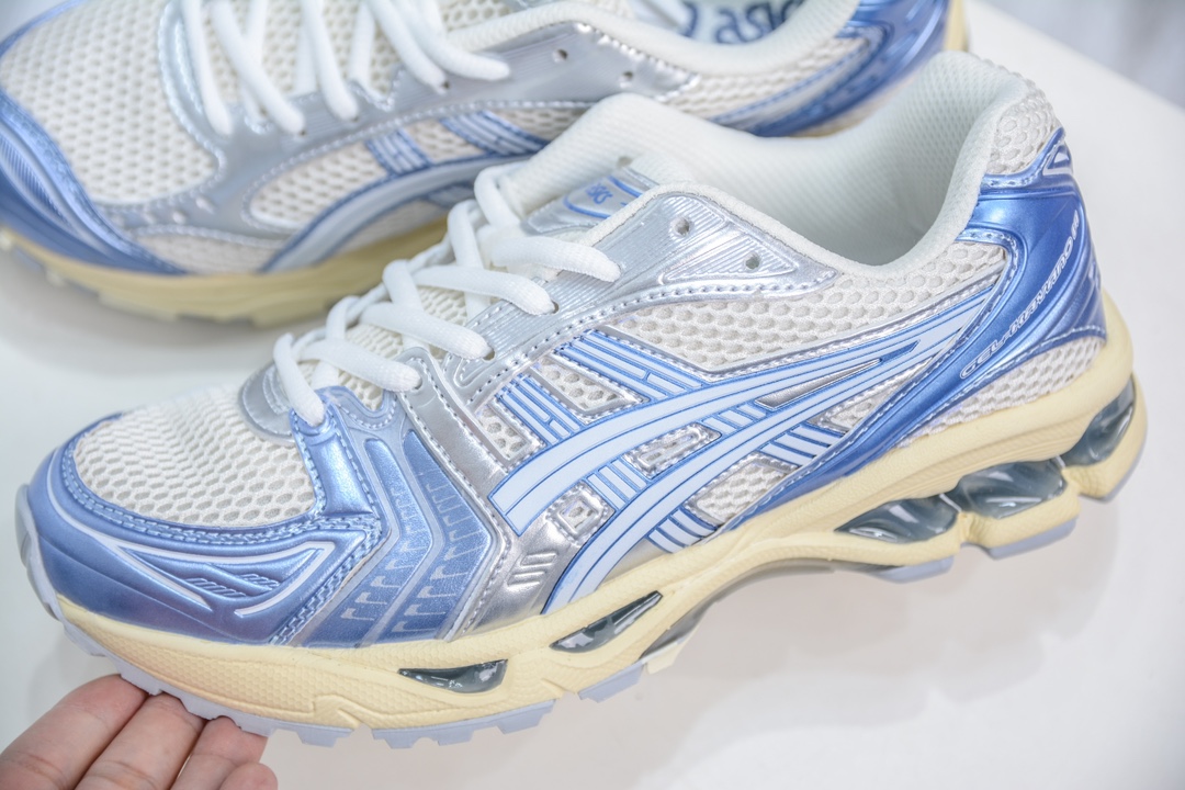 X版纯原 亚瑟士/ASICS Gel Kayano 14”Cream Denim Blue”卡亚诺14代系列轻量缓震休闲运动跑步鞋 1203A537-102