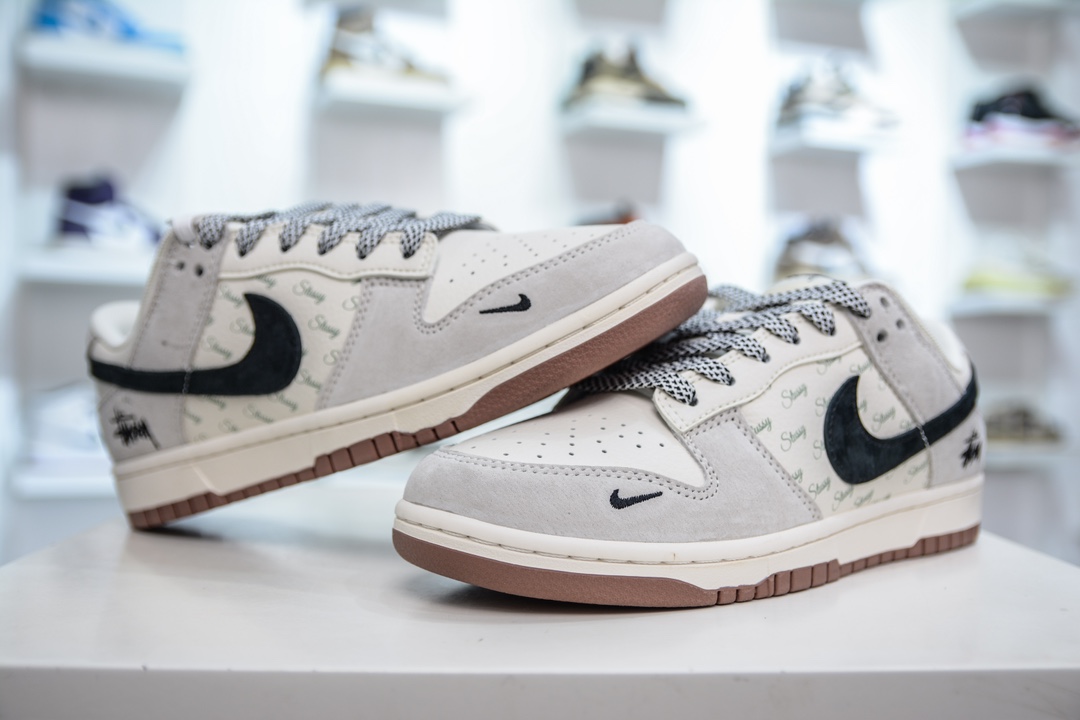 Nike SB Dunk Low x Stussy 斯图西联名-灰黑生胶 CF3688-031