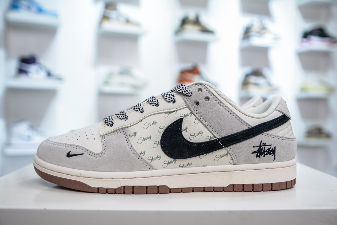 Nike SB Dunk Low x Stussy 斯图西联名-灰黑生胶 CF3688-031