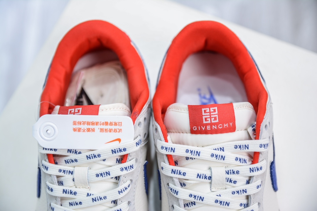 Nike SB Dunk Low x GIVENCHY 纪梵希联名-米灰红蓝双小钩 CF3688-033