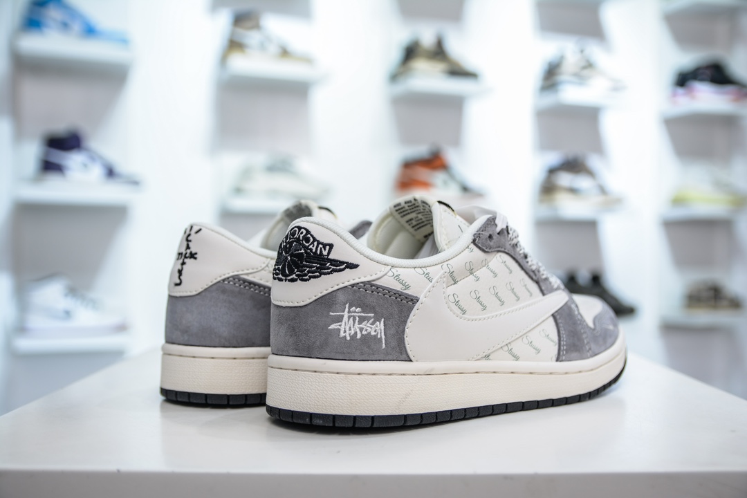 TS x Air Jordan AJ1 Low X Stussy 倒钩低帮斯图西联名 XY2688-124