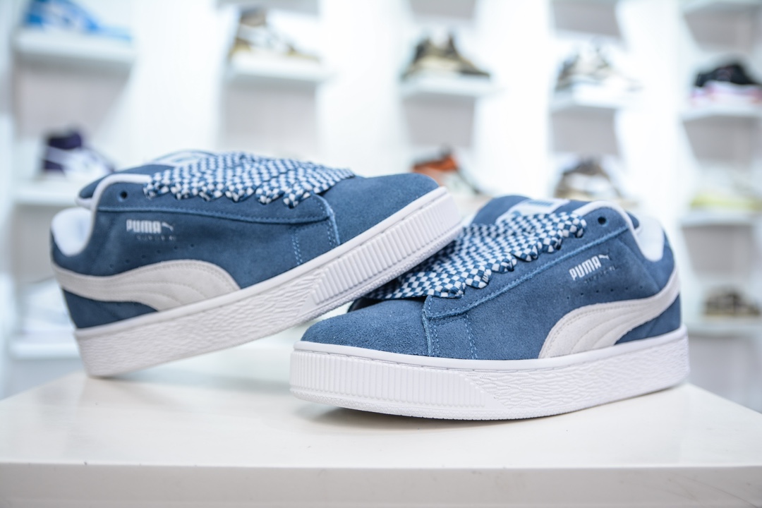 PUMA Suede XL 厚鞋舌轻便防滑低帮板鞋 398310-01