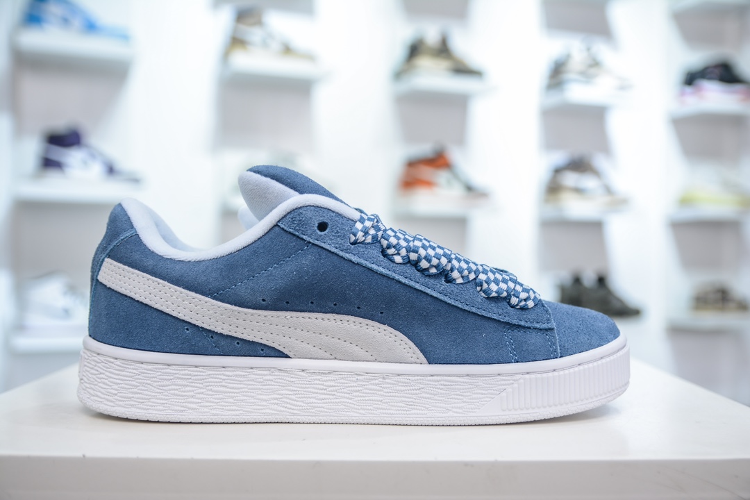 PUMA Suede XL 厚鞋舌轻便防滑低帮板鞋 398310-01