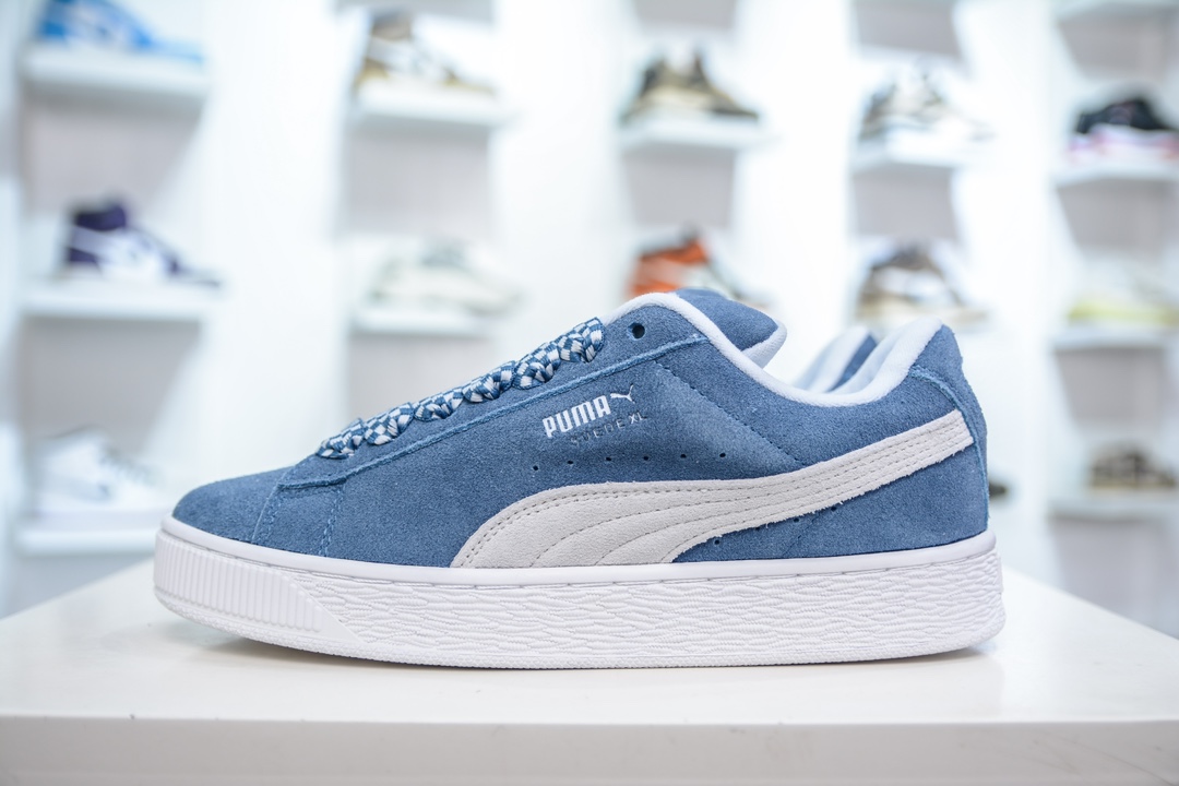 PUMA Suede XL 厚鞋舌轻便防滑低帮板鞋 398310-01