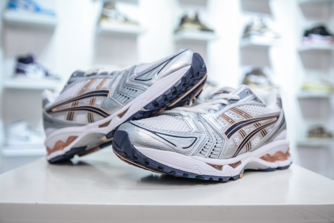 X版纯原 亚瑟士/ASICS Gel Kayano 14”Cream Denim Blue”卡亚诺14代系列轻量缓震休闲运动跑步鞋 1202A056-103