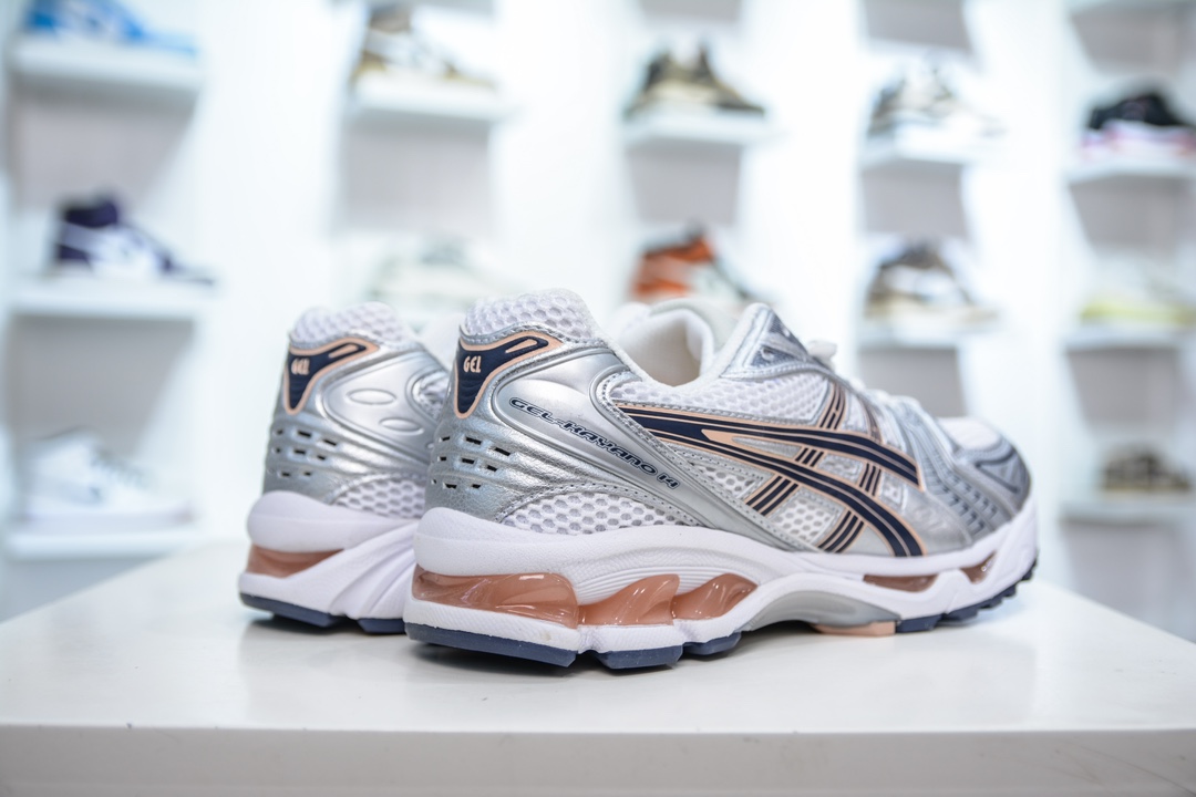 X版纯原 亚瑟士/ASICS Gel Kayano 14”Cream Denim Blue”卡亚诺14代系列轻量缓震休闲运动跑步鞋 1202A056-103