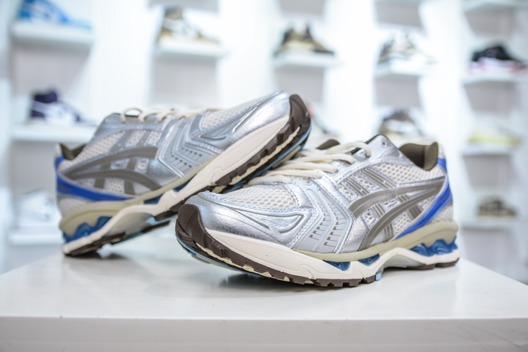 X版纯原 亚瑟士/ASICS Gel Kayano 14”Cream Denim Blue”卡亚诺14代系列轻量缓震休闲运动跑步鞋 1202A056-113