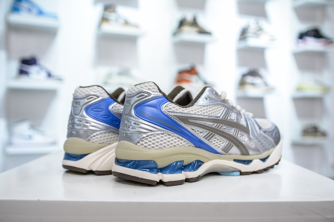 X版纯原 亚瑟士/ASICS Gel Kayano 14”Cream Denim Blue”卡亚诺14代系列轻量缓震休闲运动跑步鞋 1202A056-113