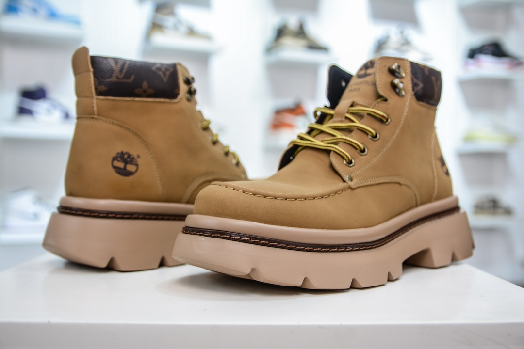 Lv x Timberland Lv联名添柏岚大黄靴 顶奢流量品牌与时代经典的结合之作