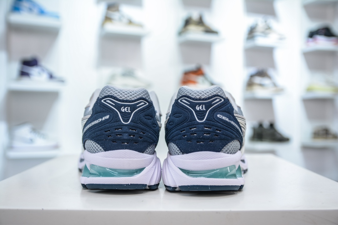 X版纯原 亚瑟士/ASICS Gel Kayano 14”Cream Denim Blue”卡亚诺14代系列麂皮款轻量缓震休闲运动跑步鞋 1201A161-021