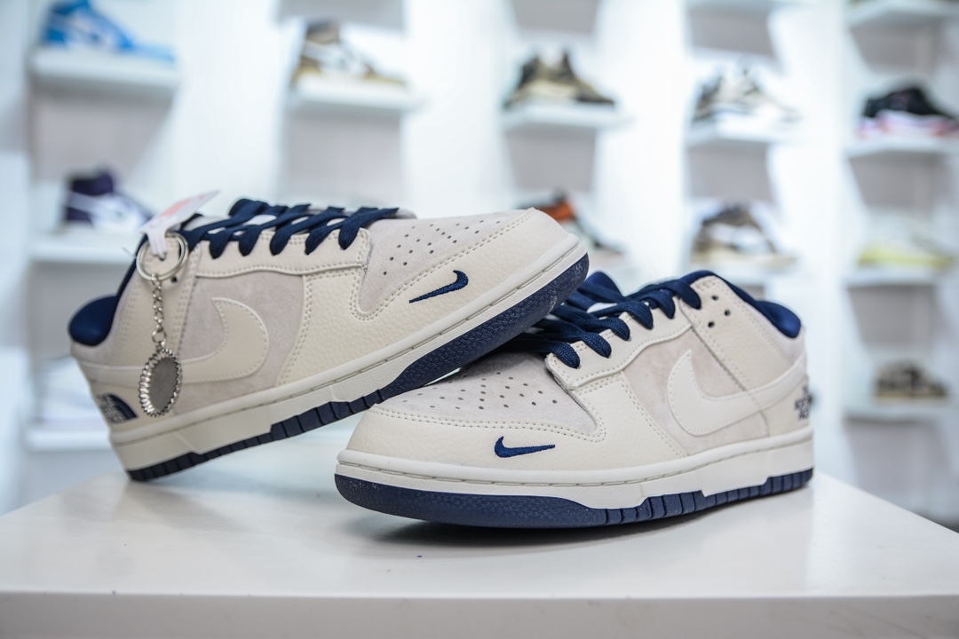 Nike SB Dunk Low x The North Face 北面联名-米灰蓝小钩 KK1333-006