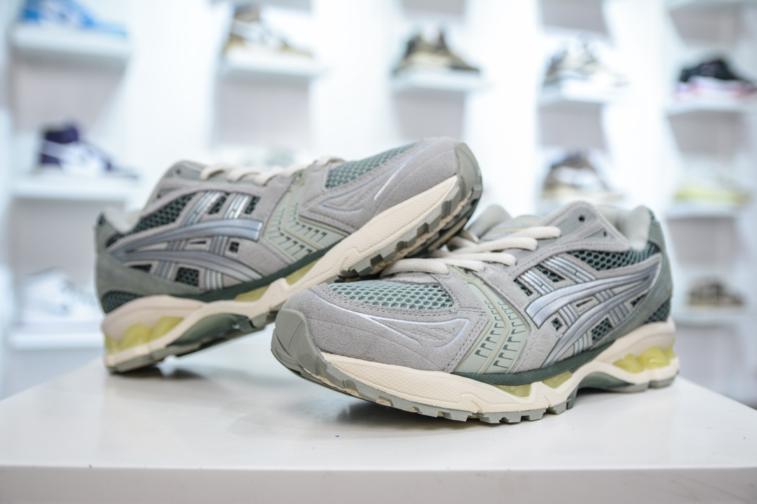 X版纯原 亚瑟士/ASICS Gel Kayano 14”Cream Denim Blue”卡亚诺14代系列麂皮款轻量缓震休闲运动跑步鞋 1201A161-301