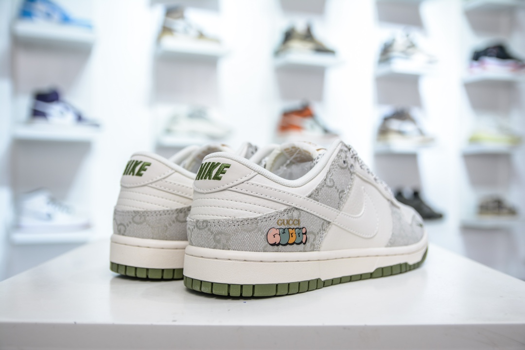 Nike SB Dunk Low Gucci联名-白灰绿 XX2025-389
