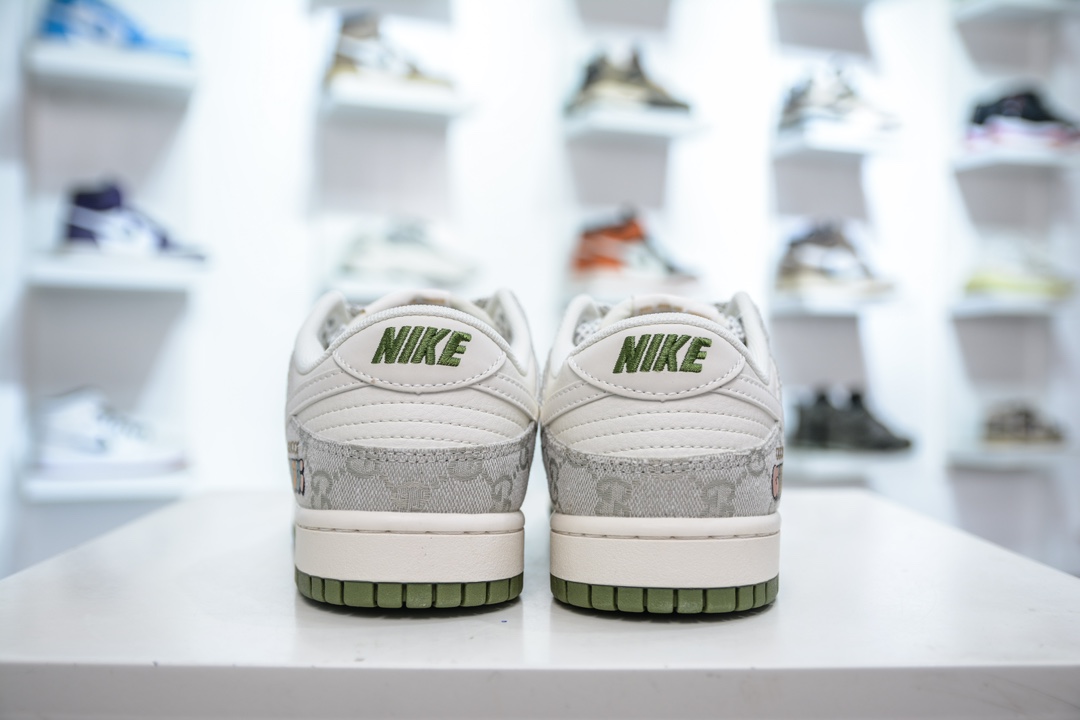 Nike SB Dunk Low Gucci联名-白灰绿 XX2025-389