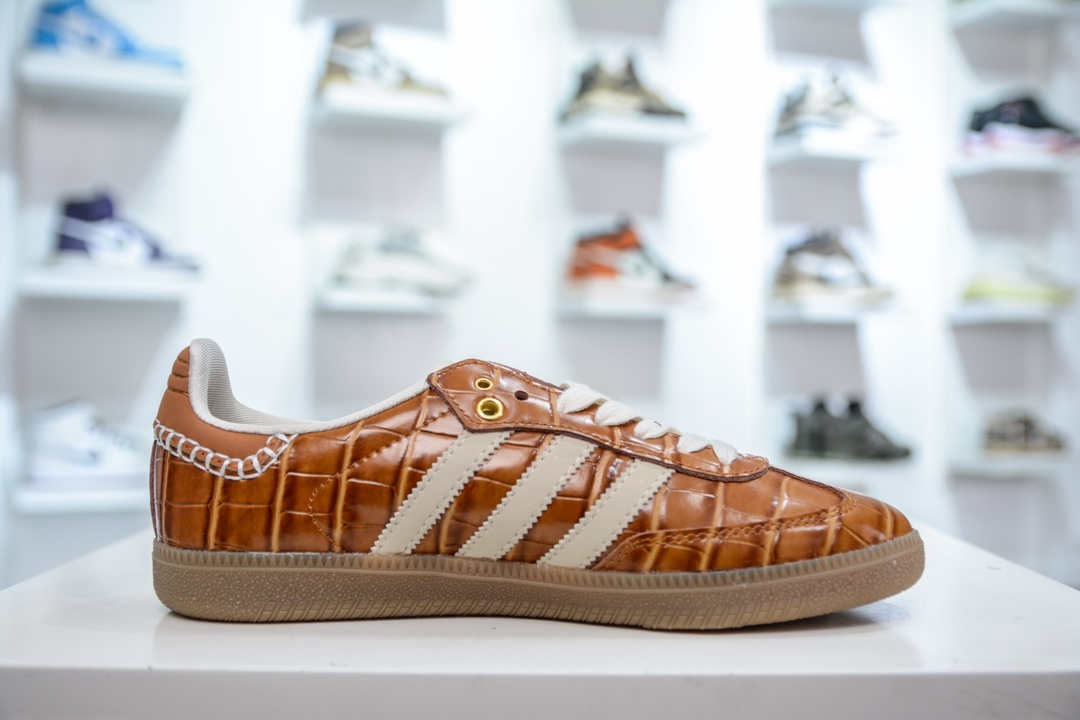 adidas originals Samba OG x WALES BONNER 棕白  JH9826