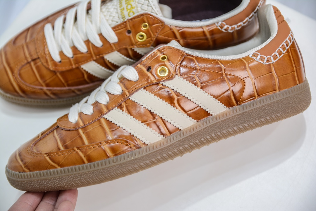 adidas originals Samba OG x WALES BONNER 棕白  JH9826