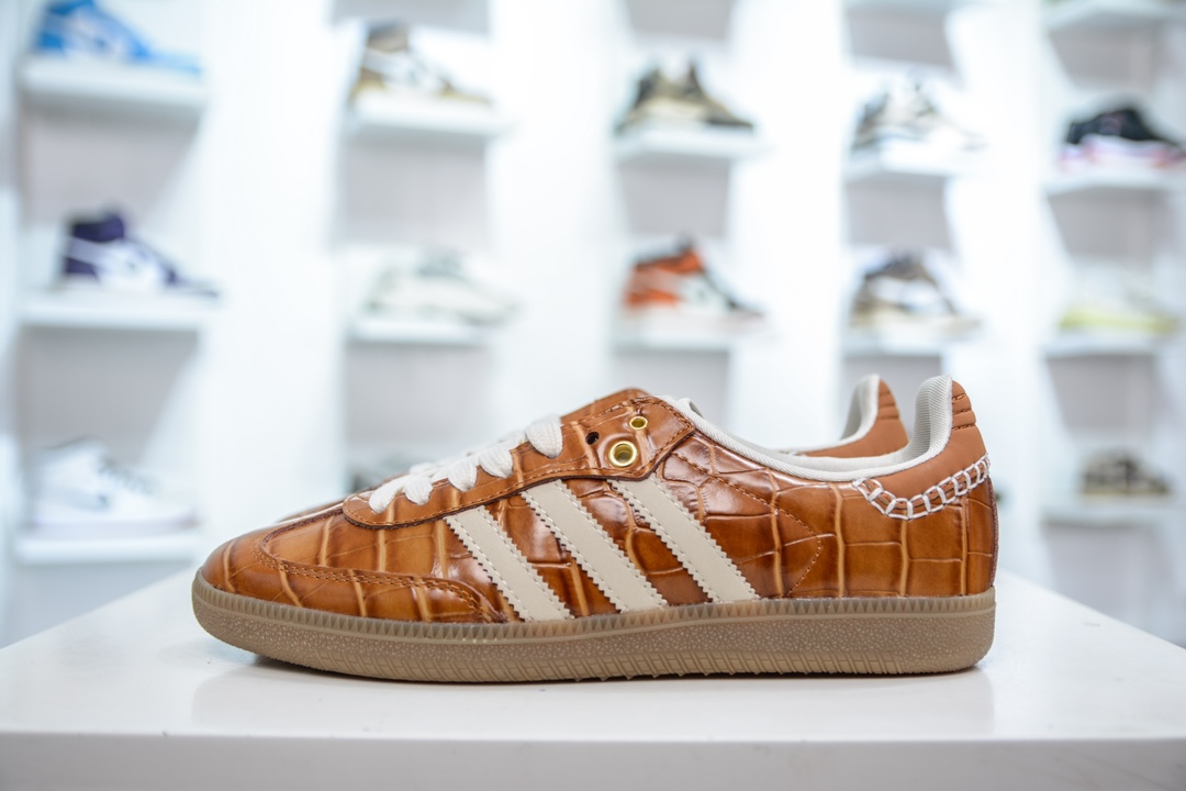 adidas originals Samba OG x WALES BONNER 棕白  JH9826