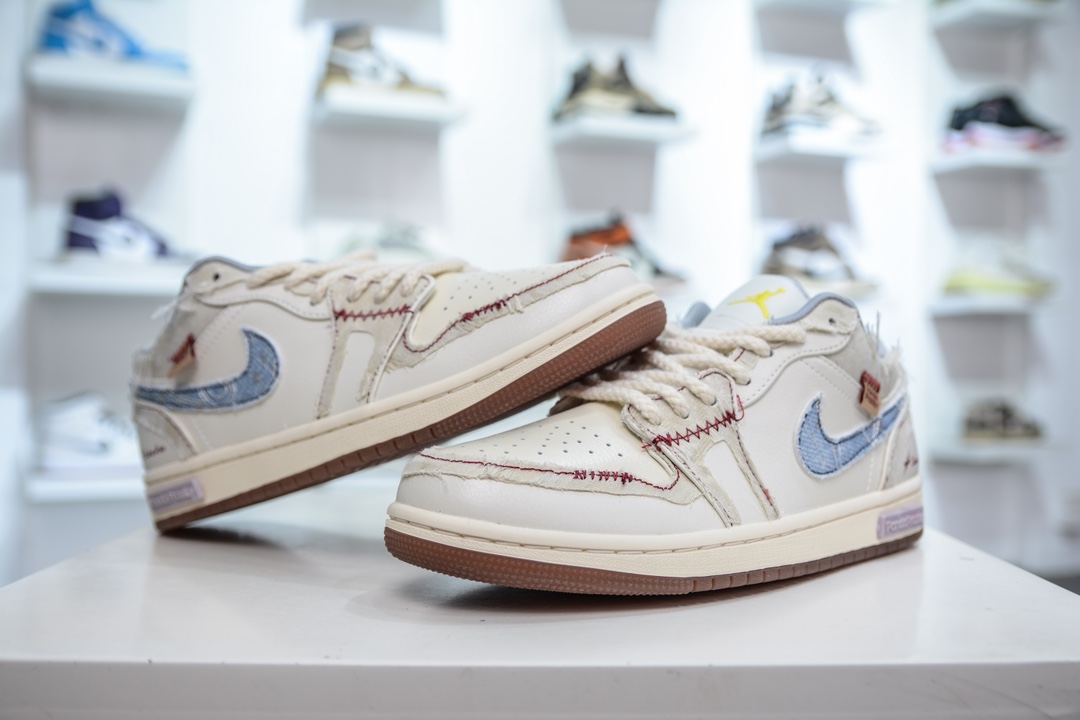 礼盒版 Jordan Air Jordan 1 Low 引线牵梦   FZ5046-041