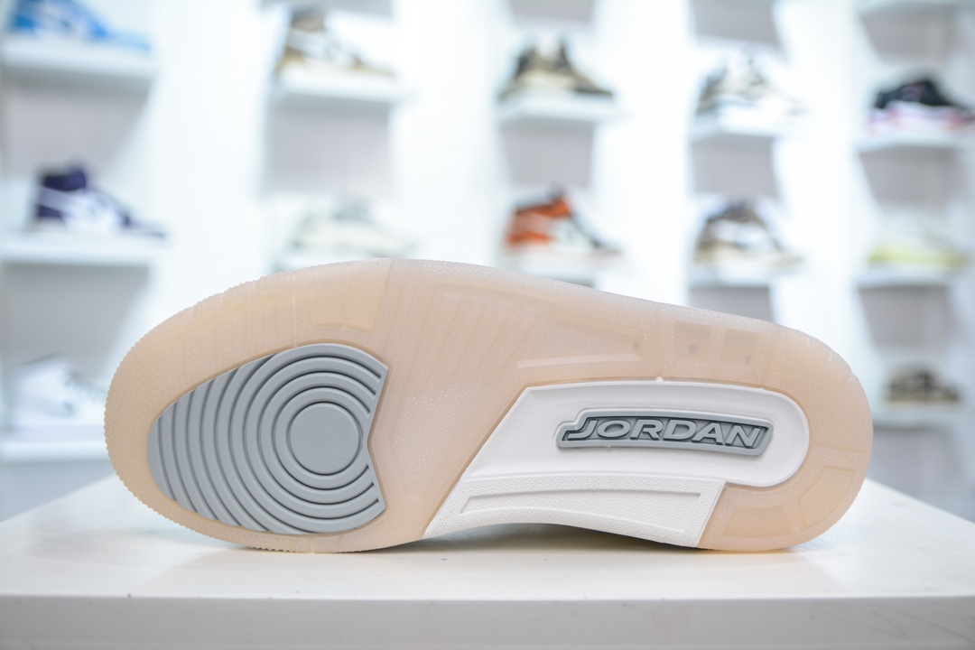 神版纯原 Air Jordan AJ3 Craft ”Ivory” 象牙白   FJ9479-100