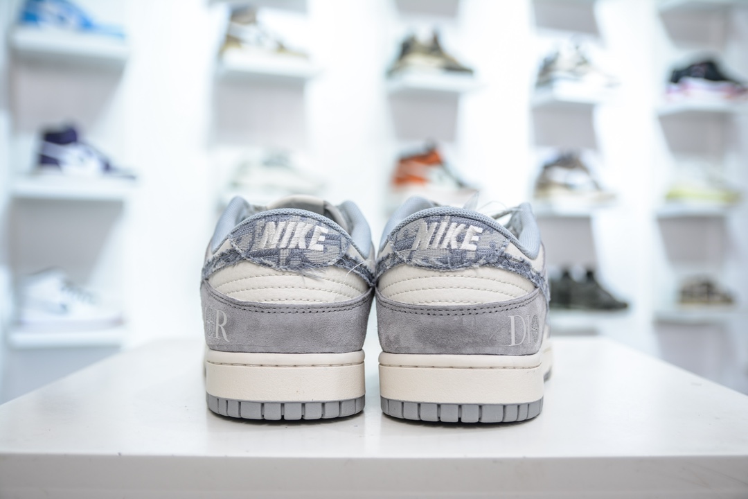 Nike SB Dunk Low x DIOR 迪奥联名-米灰小钩满天星  DM6868-006