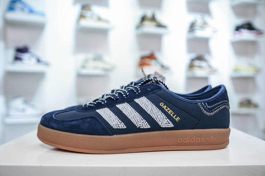 Clot x Ad Origials Gazelle Indoor 陈冠希联名 三叶草复古休闲防滑耐磨低帮板鞋  IH3275