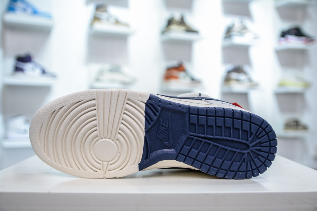 Nike SB Dunk Low x Supreme x The North Face 北面SUP联名-白灰深蓝  YX5066-232