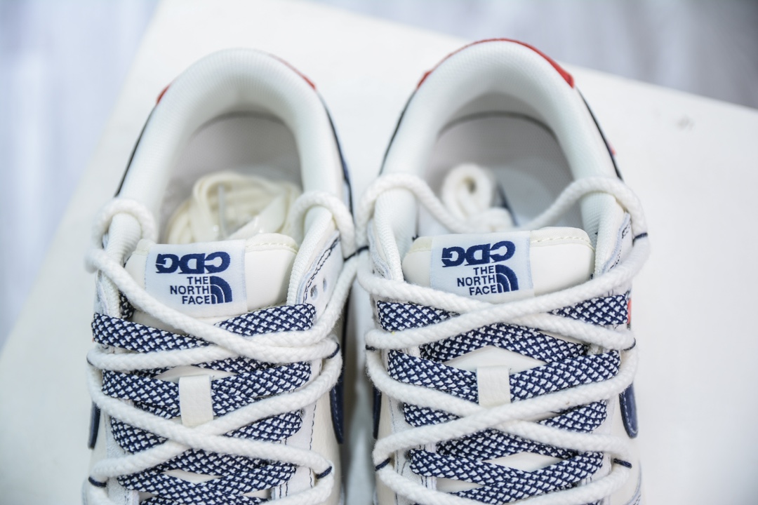 Nike SB Dunk Low x Supreme x The North Face 北面SUP联名-白灰深蓝  YX5066-232