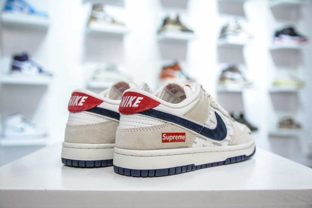 Nike SB Dunk Low x Supreme SUP联名-米棕蓝小钩 AG3702-850