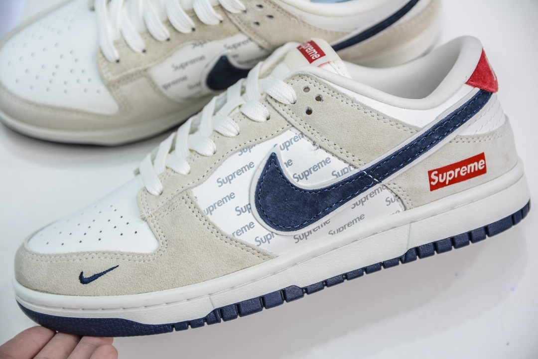 Nike SB Dunk Low x Supreme SUP联名-米棕蓝小钩 AG3702-850