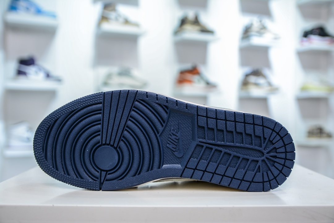Travis Scott x Nike Air Jordan 1 Low 灰蓝白勾涂鸦  XS3186-203