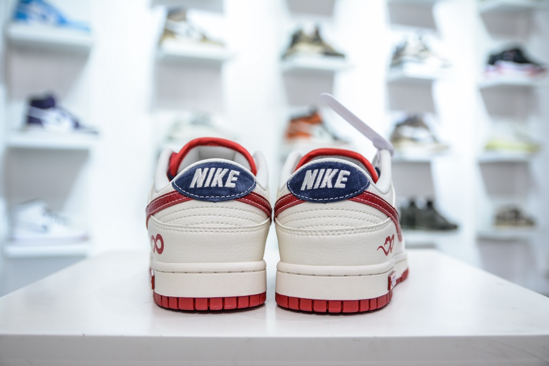 Nike SB Dunk Low x Supreme SUP蛇年限定-米白红   XS1086-015