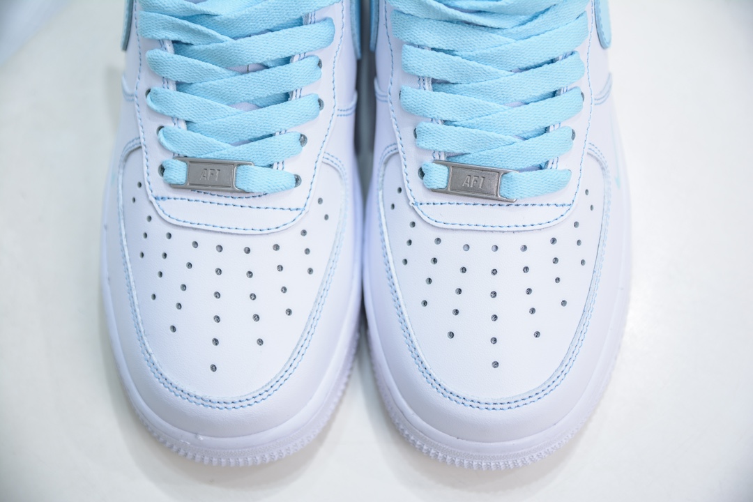 HY版纯原 Nike Air Force 1 Low 07 ”Just Do It” 联名-白蓝   CW2288-026