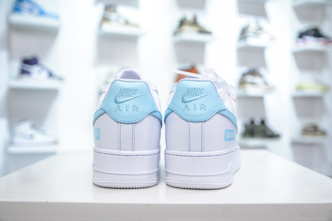 HY版纯原 Nike Air Force 1 Low 07 ”Just Do It” 联名-白蓝   CW2288-026