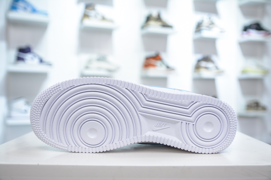 HY版纯原 Nike Air Force 1 Low 07 ”Just Do It” 联名-白蓝   CW2288-026
