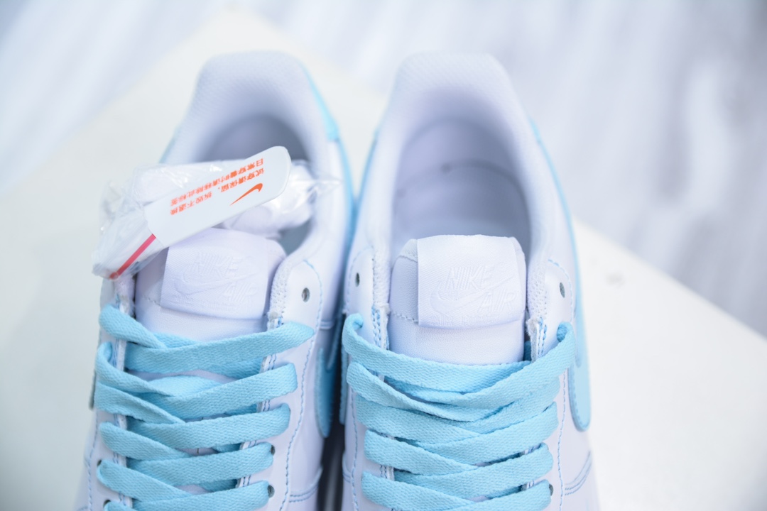 HY版纯原 Nike Air Force 1 Low 07 ”Just Do It” 联名-白蓝   CW2288-026