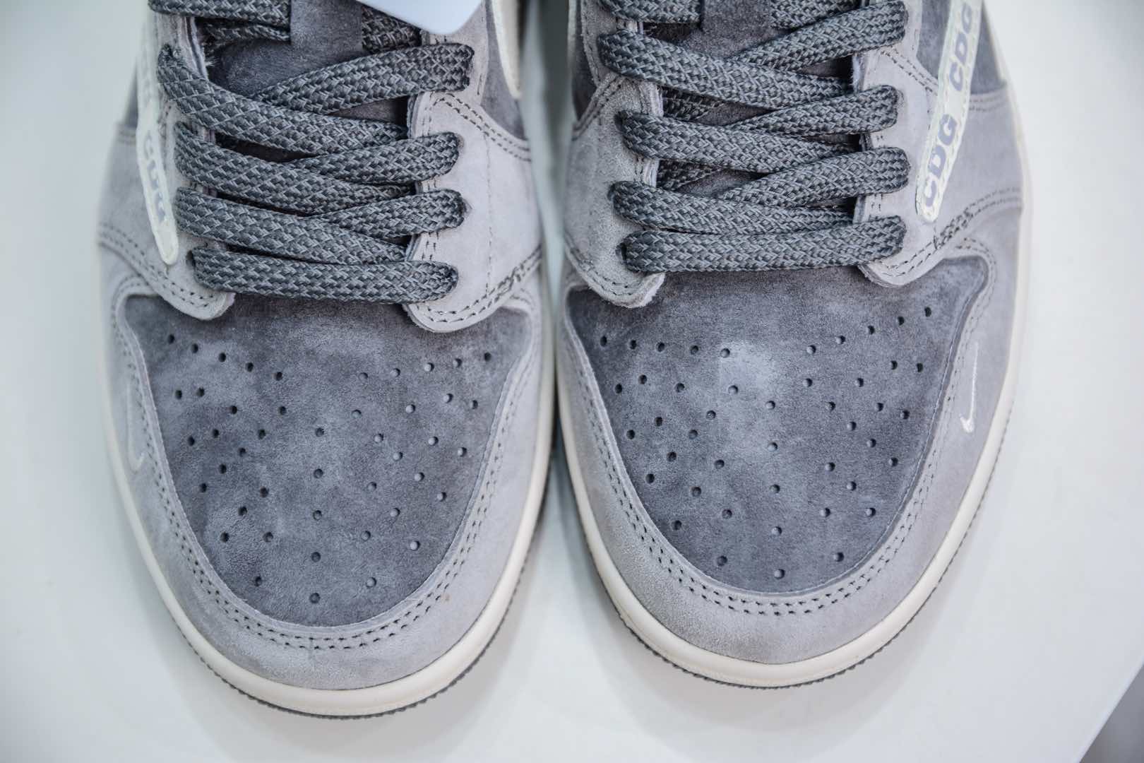 TS x Air Jordan AJ1 Low x The North Face x CDG 北面联名-灰白   XS3086-008