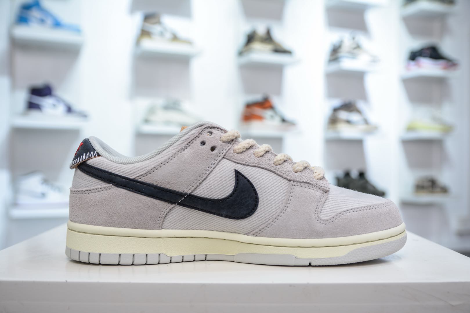 AY纯原 Stussy x NK SB Dunk Low 斯图西联名 米白   DD9776-068