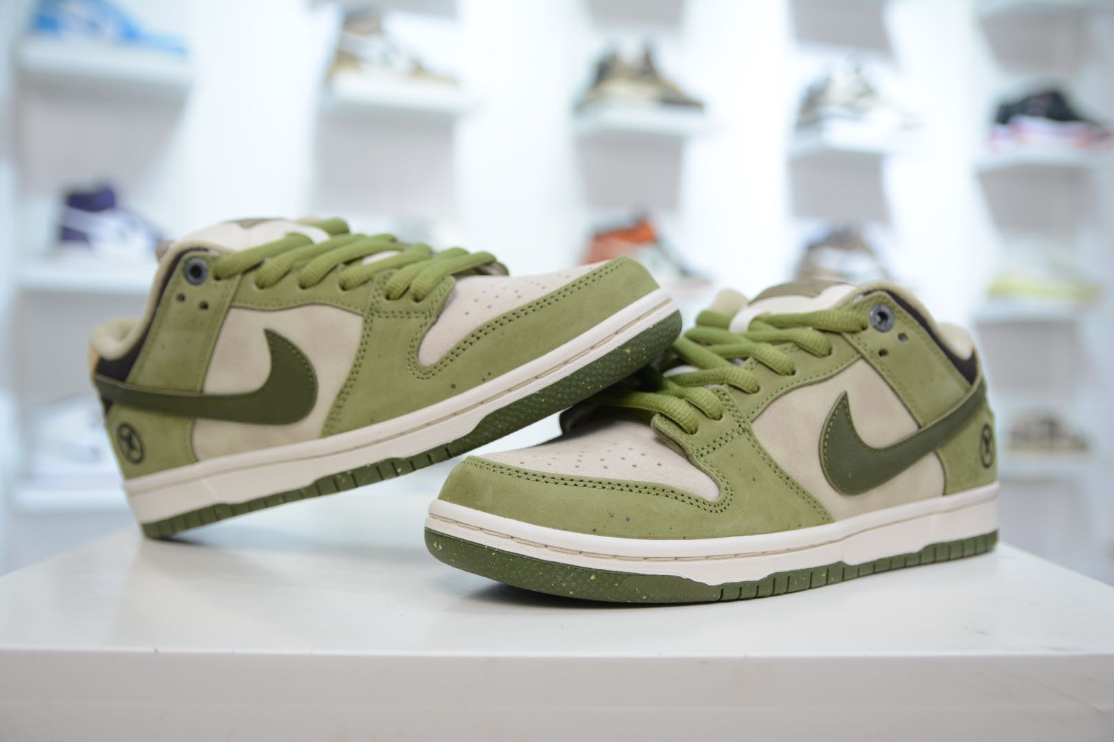 AY版纯原 Yuto Horigome x NK Dunk Low ”Asparagus”低帮冠军联名牛油果绿  HF8022-300