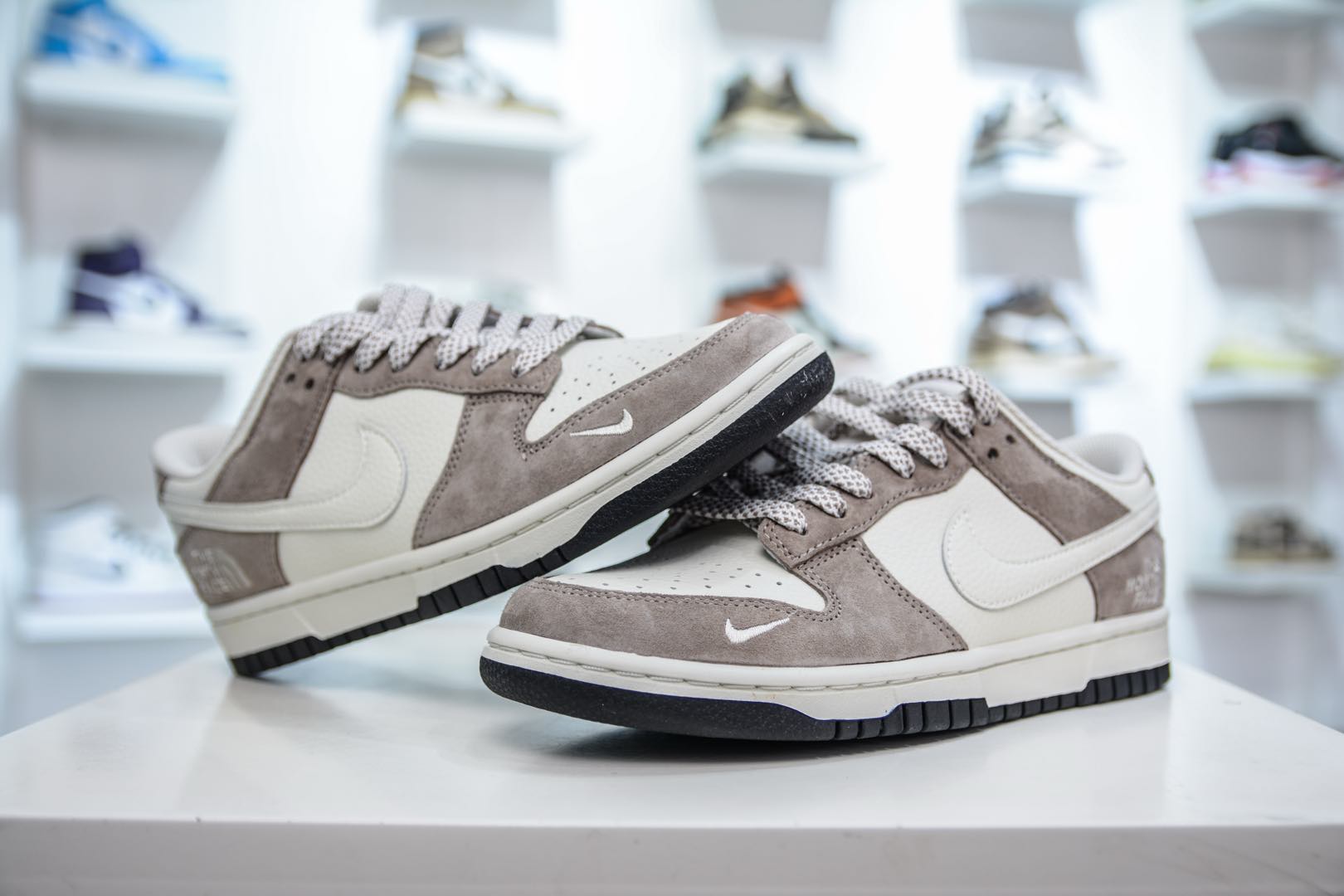 Nike SB Dunk Low x The North Face 北面联名-米白棕   DJ2024-063