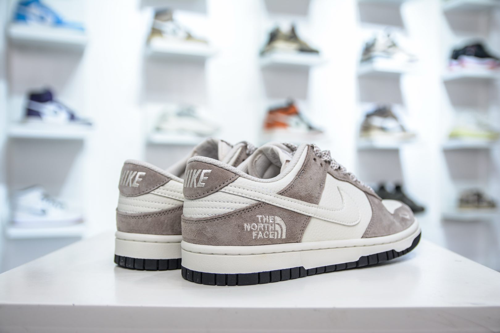 Nike SB Dunk Low x The North Face 北面联名-米白棕   DJ2024-063