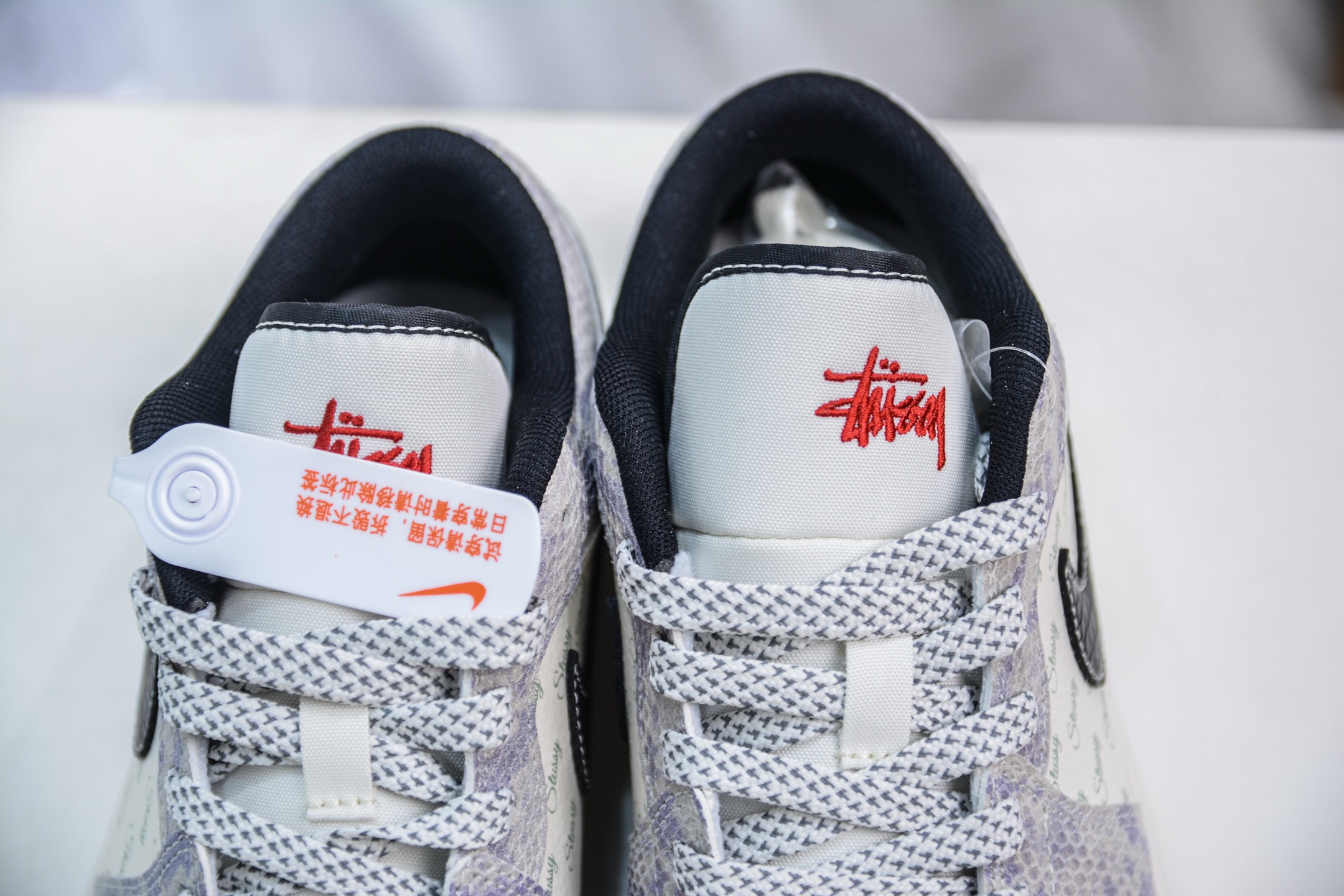 Air Jordan 1 Retro Low x Stussy 斯图西联名-紫蛇纹   FC1688-201