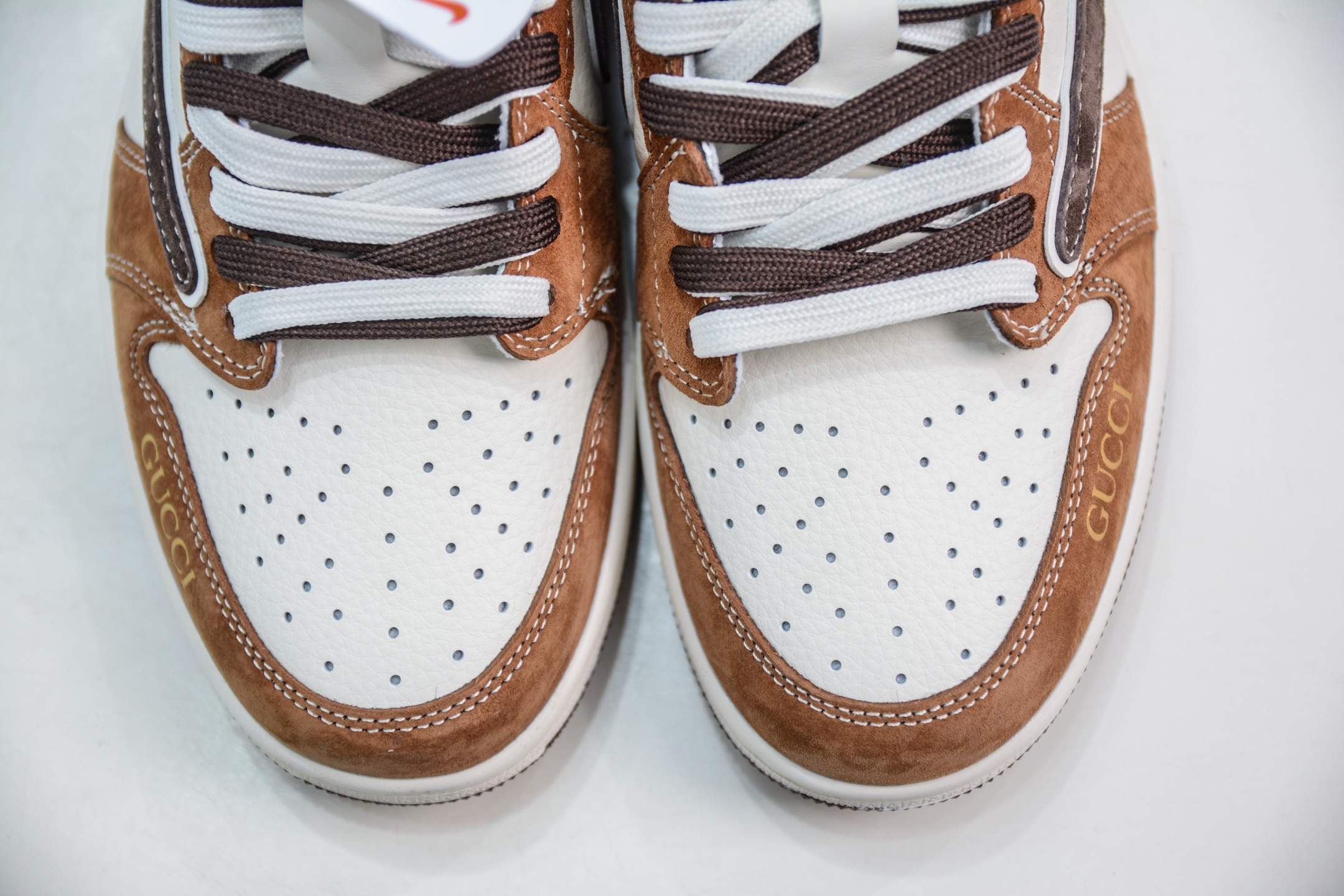 Travis Scott x Nike Air Jordan 1 Low x Gucci 蛇年限定古驰联名-棕蛇 DM9288-011
